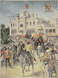 Exhibition of 1900: the Anglo-Indian Pavilion, illustration from 